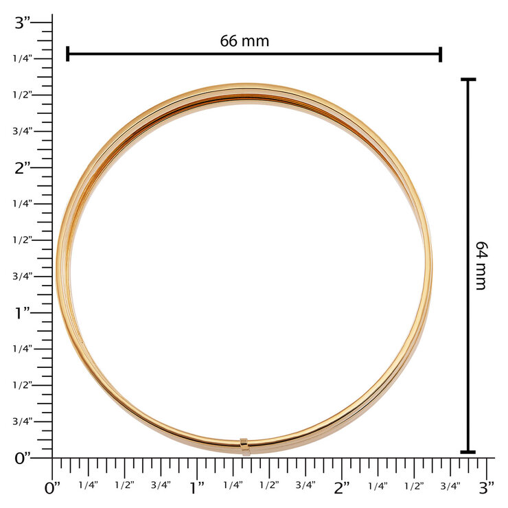 Brazalete, Oro Amarillo de 14K — Imagen 3 de 4