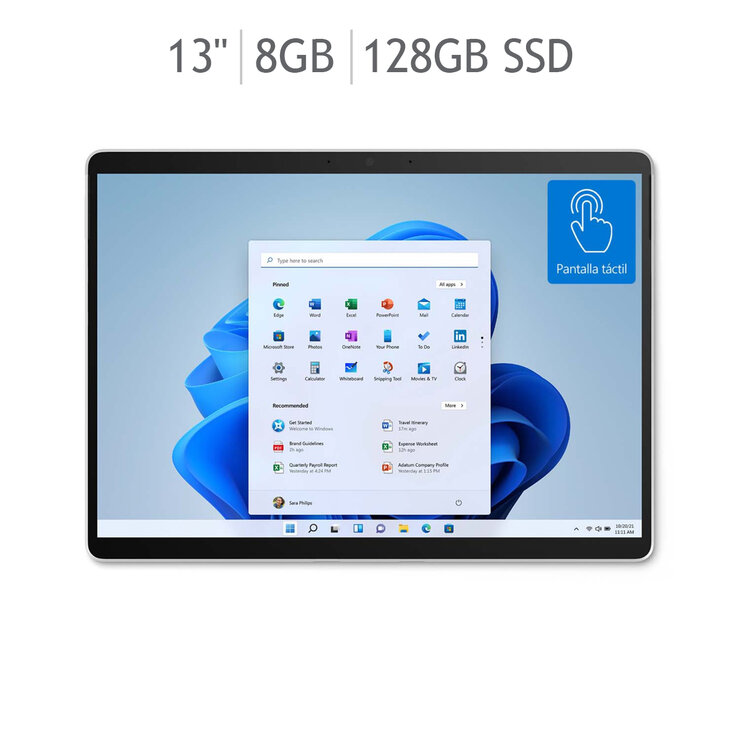 Microsoft Surface Laptop Pro X 13" Wifi SQ1 8GB 128GB SSD — Imagen 1 de 4