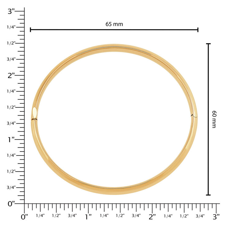 Brazalete, Oro Amarillo de 14K — Imagen 2 de 3