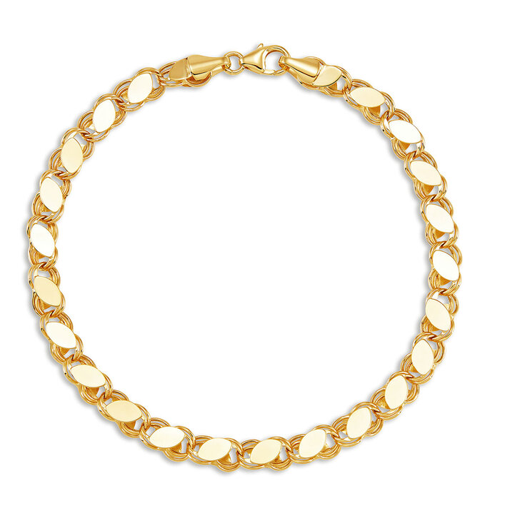 Pulsera, Oro Amarillo de 14K — Imagen 2 de 4