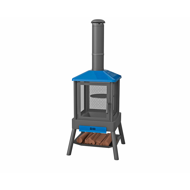 Hello Outdoors ,Chimenea De Cubo Para Exteriores — Imagen 4 de 4