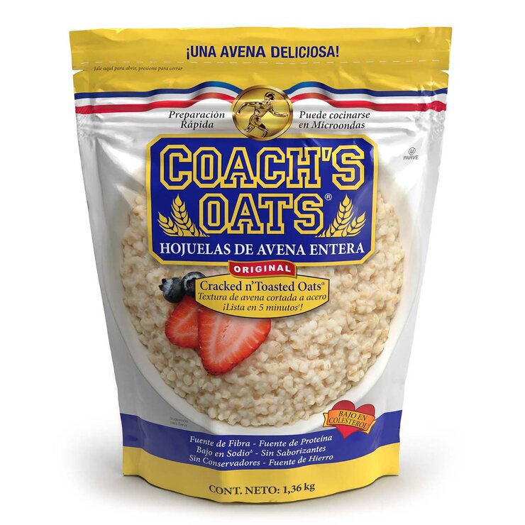 Coach's Oats Hojuelas de Avena Entera 1.36 kg — Imagen 1 de 3