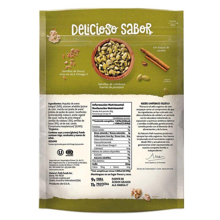 Natures Path Granola con Semillas de Calabaza y Linaza 1 kg — Imagen 2 de 3