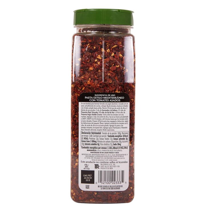 McCormick Pimentón Rojo Triturado 368 g — Imagen 2 de 2