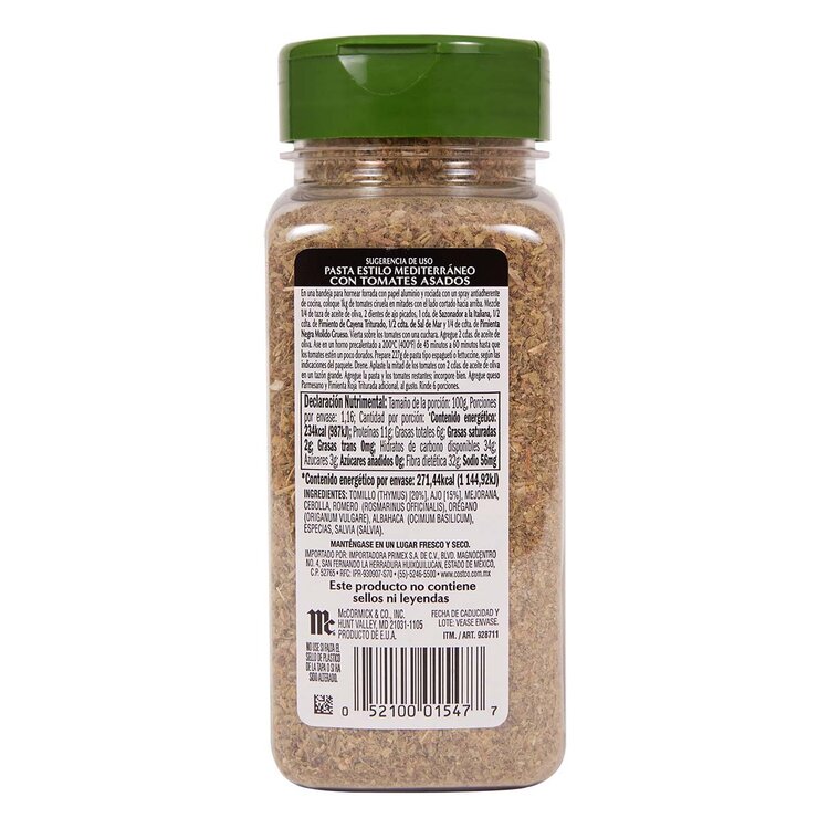 McCormick Sazonador a la Italiana Mezcla Estilo Toscano 116 g — Imagen 2 de 2