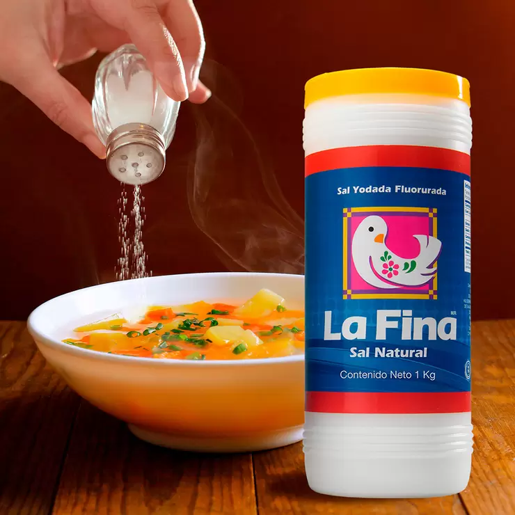 La Fina Sal en Bote 4 pzas de 1 kg — Imagen 3 de 3