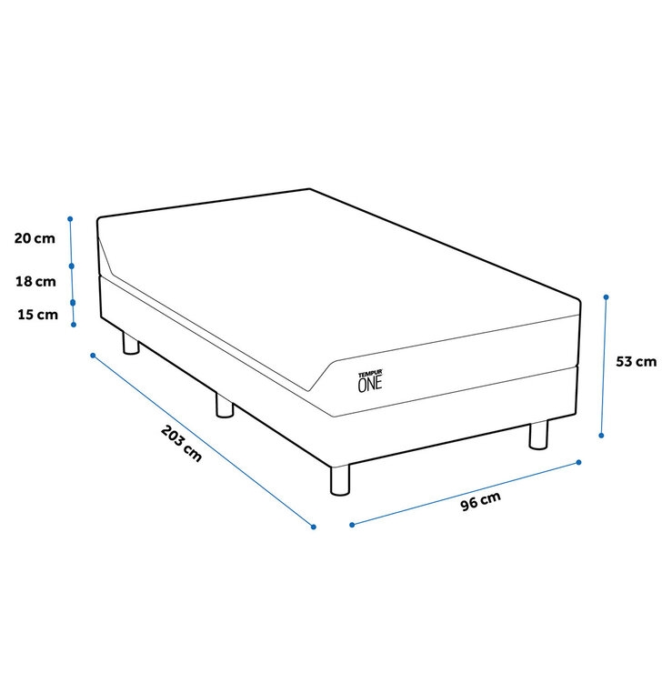 Tempur One + Box Individual — Imagen 4 de 4