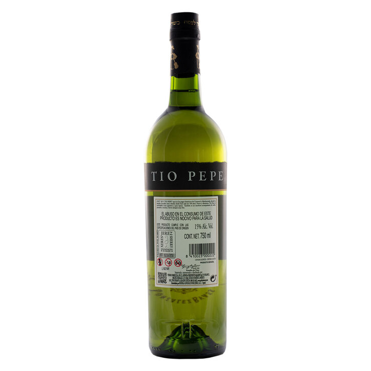 Jeréz Tío Pepe Kosher 750ml — Imagen 2 de 3