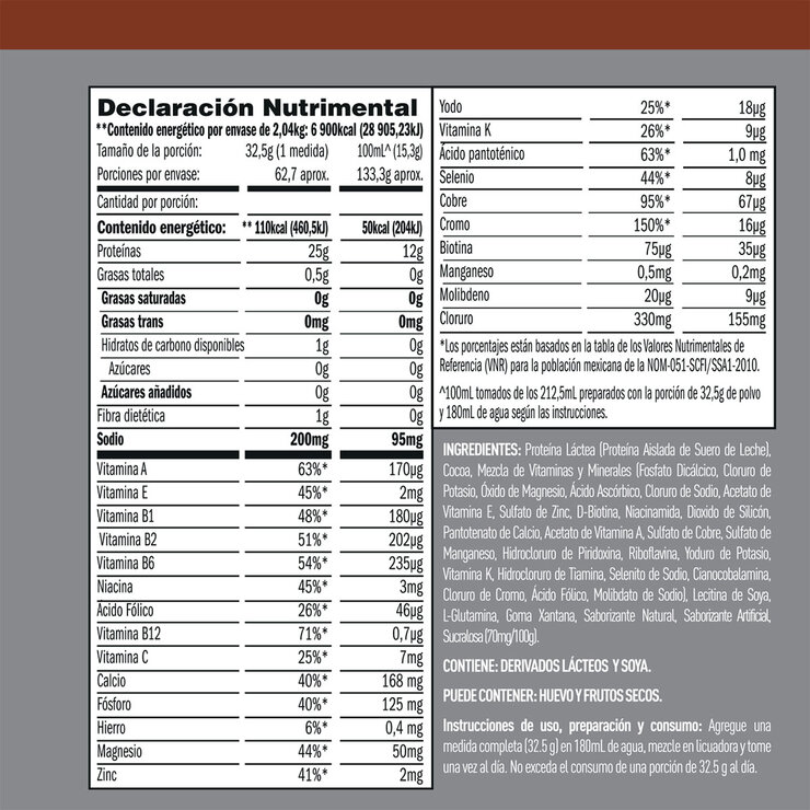 Isopure Proteína en Polvo Sabor Chocolate 2 kg — Imagen 4 de 4