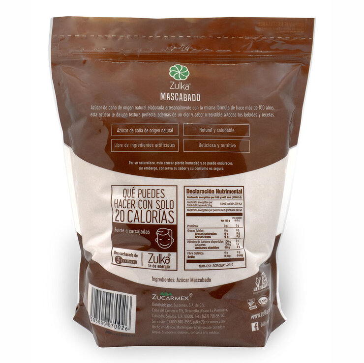 Zulka Azucar Mascabado 2 kg — Imagen 2 de 4