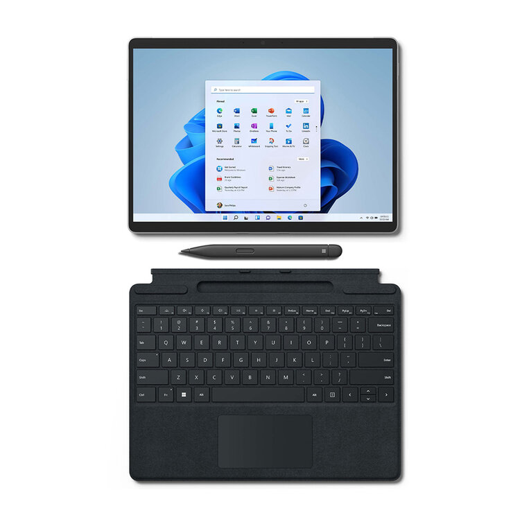 Microsoft Surface Pro 8 Platinum Intel Core i5 + Teclado Funda Negro — Imagen 4 de 4