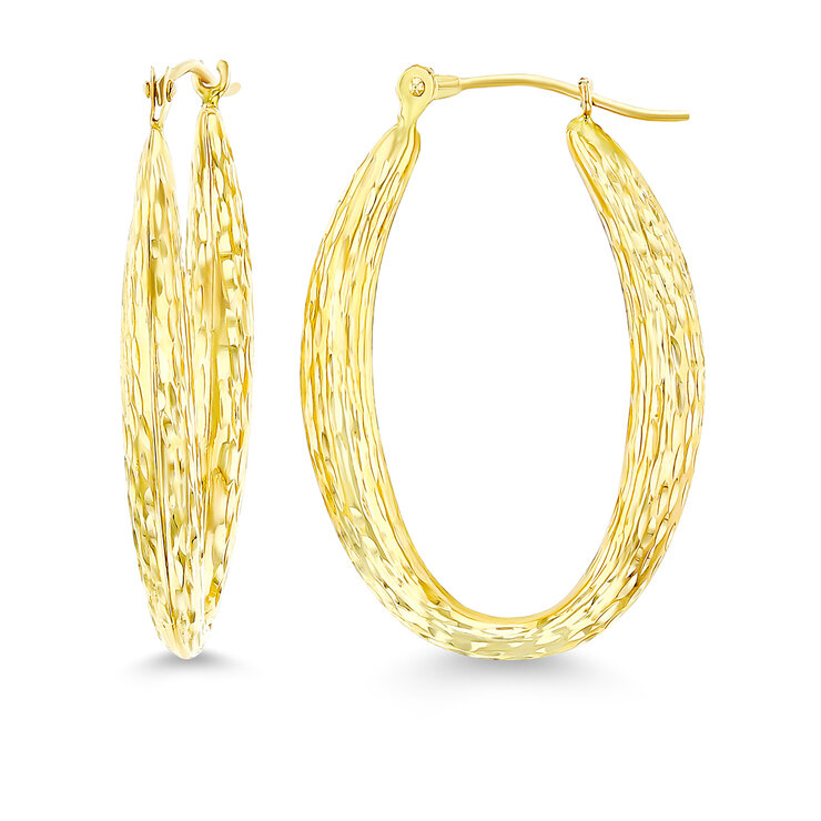 Arracadas, Oro Amarillo de 14kt — Imagen 1 de 4