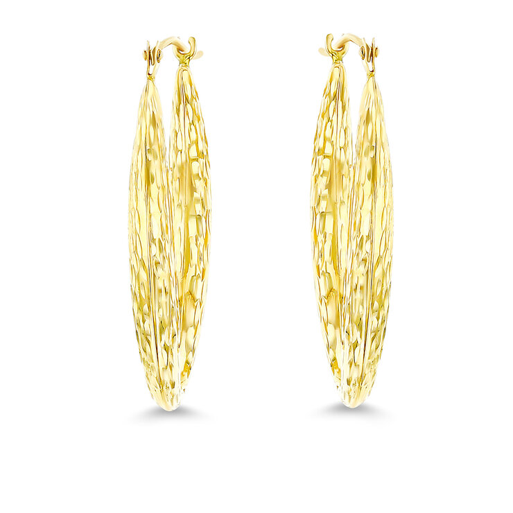 Arracadas, Oro Amarillo de 14kt — Imagen 2 de 4