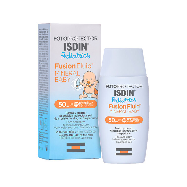 Isdin Fotoprotector Mineral Baby Pediátrico FPS 50 50ml — Imagen 1 de 4