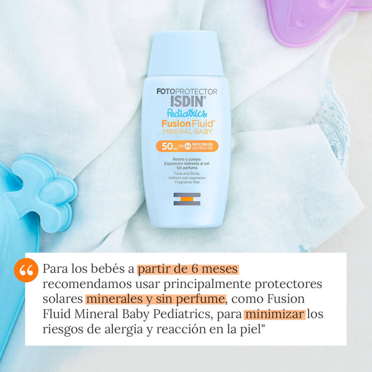 Isdin Fotoprotector Mineral Baby Pediátrico FPS 50 50ml — Imagen 2 de 4