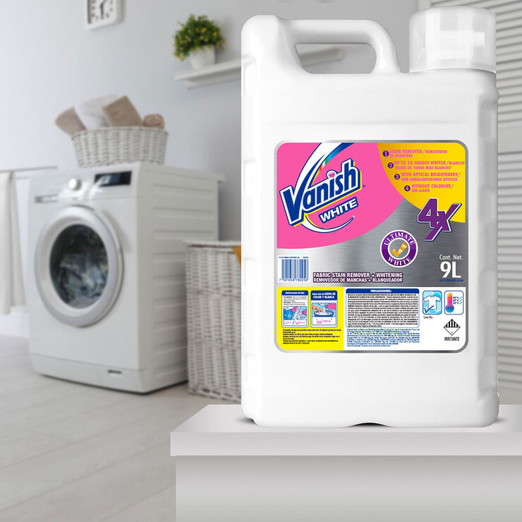 Vanish Quitamanchas Líquido Blanco 9 l — Imagen 2 de 3