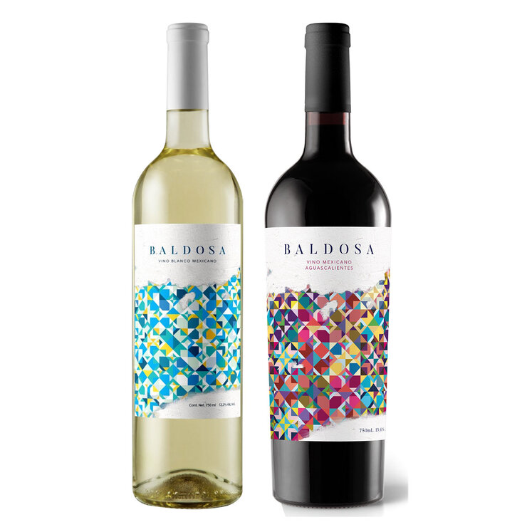 Vino Blanco y Tinto Baldosa 2/750ml — Imagen 1 de 4