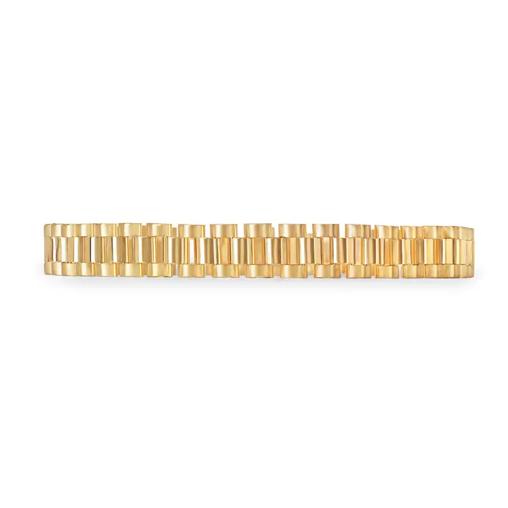 Pulsera para Caballero, Link, 21.59cm, Oro Italiano de 14kt — Imagen 2 de 3