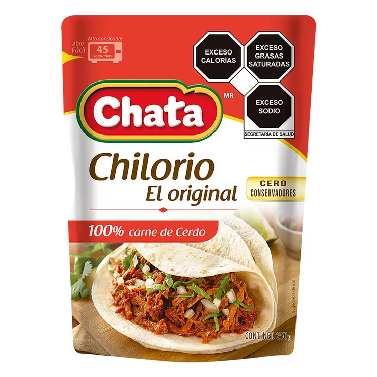 Chata Chilorio de Cerdo 4 sobres de 250 g — Imagen 2 de 3