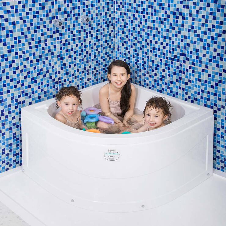 Tubbies, Tina de Baño para Niños 90 + 10 Antiderrapantes — Imagen 1 de 4