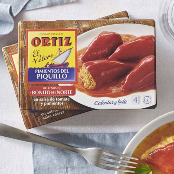 Ortiz Pimientos del Piquillo Rellenos de Bonito 2 pzas de 300 g — Imagen 3 de 3