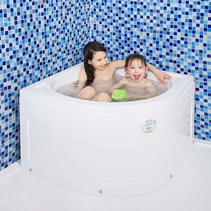 Tubbies, Tina de Baño para Niños 80 + 10 Antiderrapantes — Imagen 1 de 4