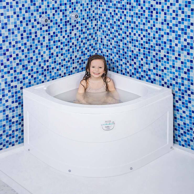 Tubbies, Tina de Baño para Niños 80 + 10 Antiderrapantes — Imagen 2 de 4