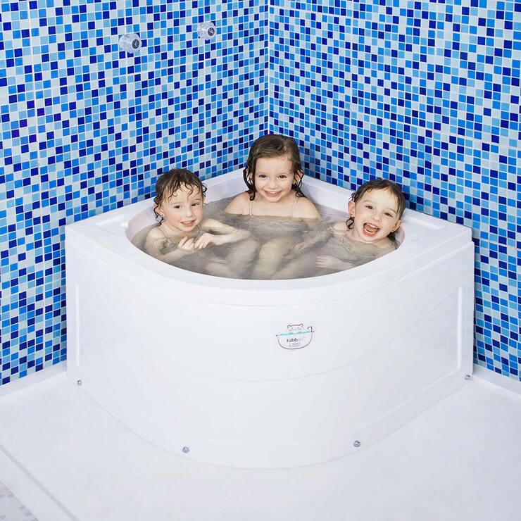 Tubbies, Tina de Baño para Niños 80 + 10 Antiderrapantes — Imagen 3 de 4