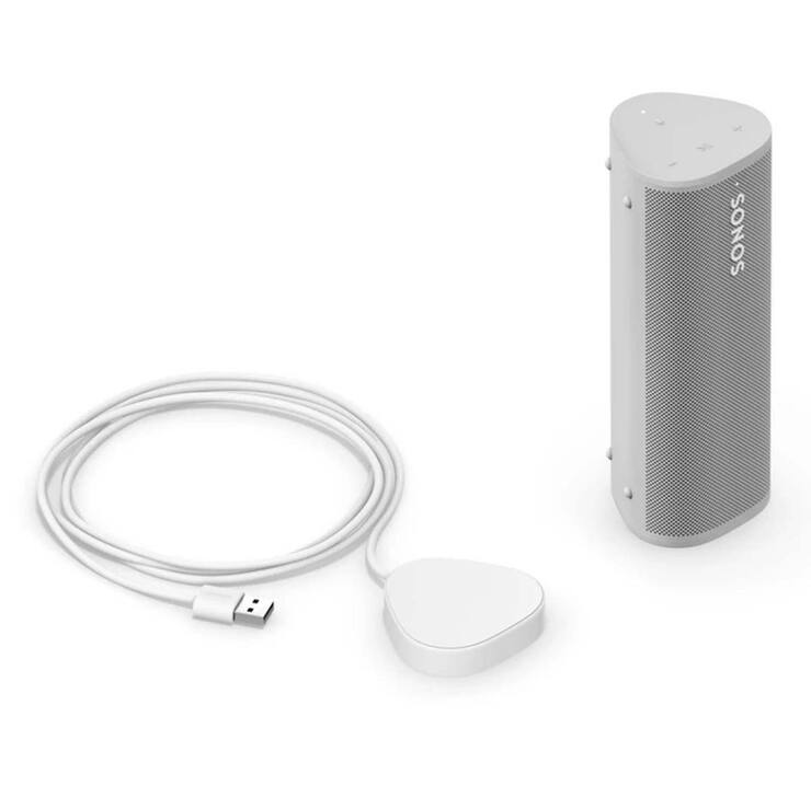 Sonos Roam Bocina Inalámbrica Inteligente Blanco + Cargador Inalámbrico  — Imagen 1 de 4