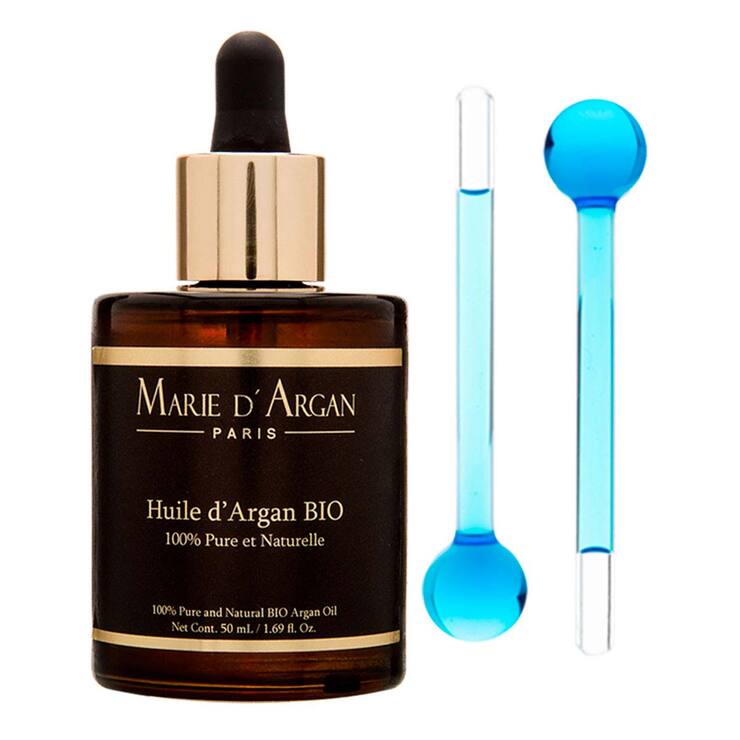 Marie D'Argan, 1 Aceite de Argán Orgánico + 1 paquete con 2 Crio Esferas — Imagen 1 de 3
