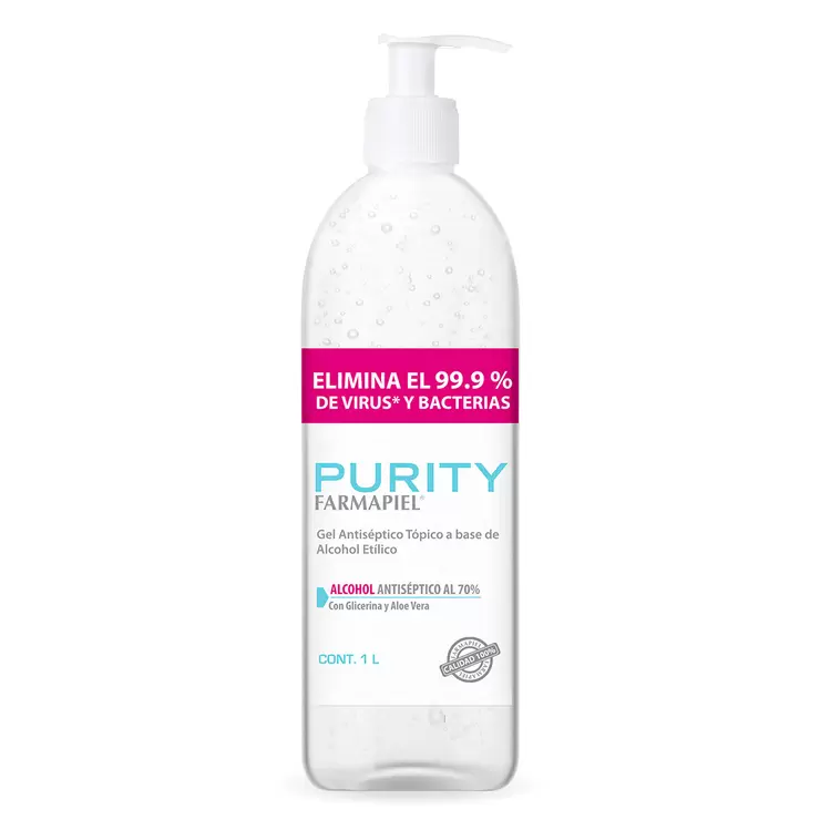 Purity Gel Antiséptico 6 pzas de 1 l — Imagen 2 de 3