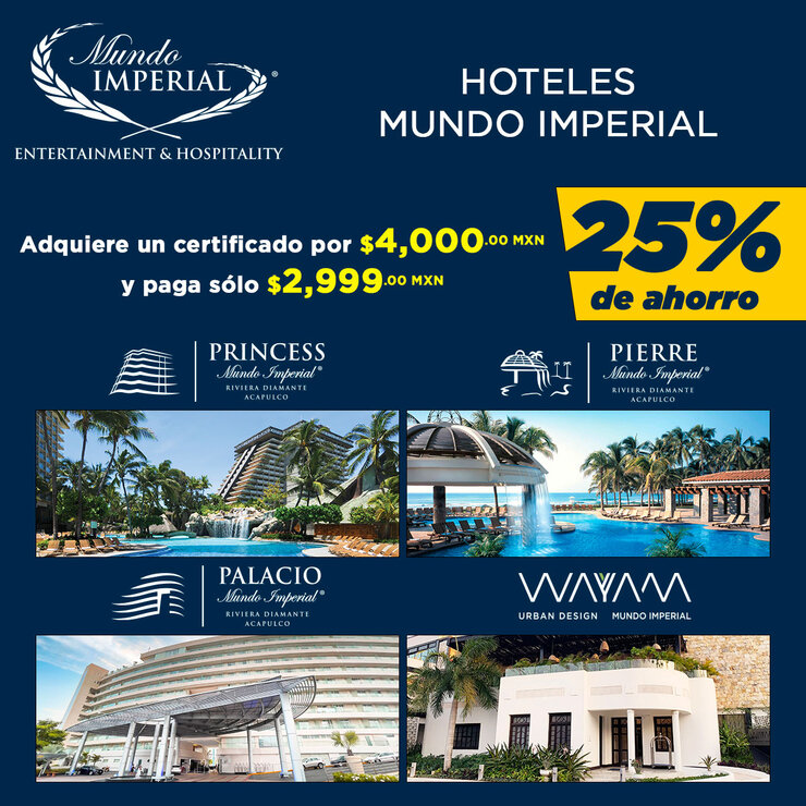 Certificado Hoteles Mundo Imperial — Imagen 1 de 4