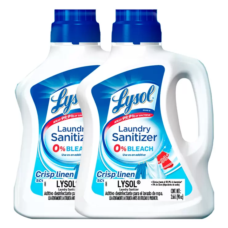 Lysol Aditivo Desinfectante para Ropa 2 de 2.66 l — Imagen 1 de 2