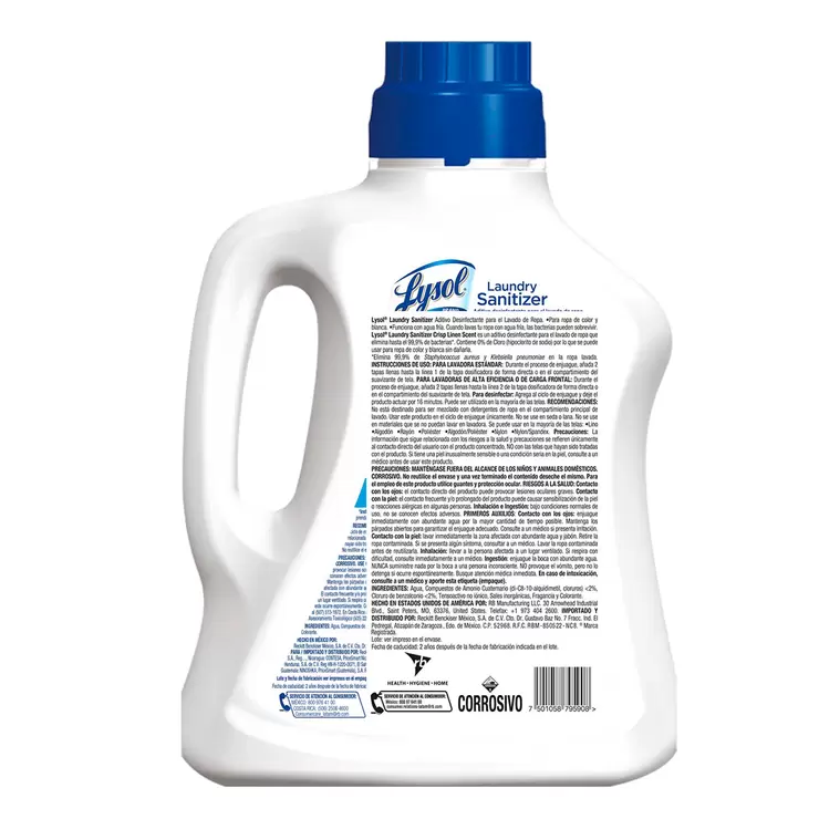Lysol Aditivo Desinfectante para Ropa 2 de 2.66 l — Imagen 2 de 2