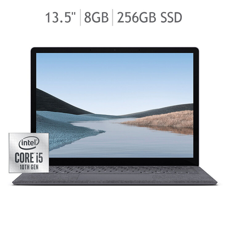 Microsoft Surface Laptop 3 13.5" Platinum Intel® Core I5-1035G7  8GB SSD 256GB — Imagen 1 de 4
