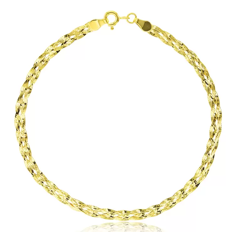 Pulsera, Oro Amarillo de 14K — Imagen 1 de 3