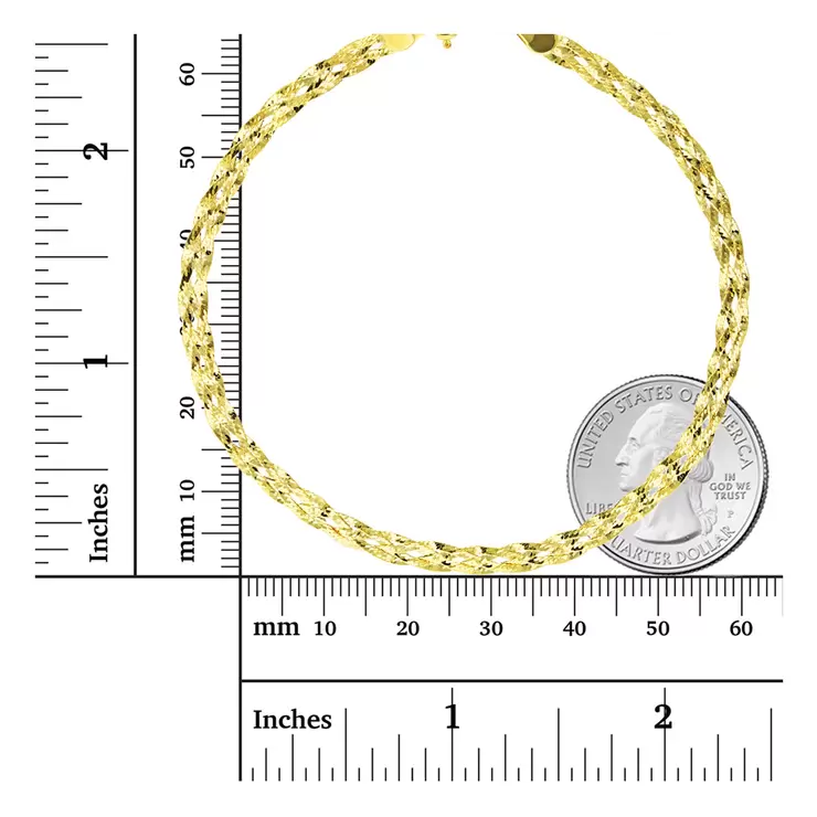 Pulsera, Oro Amarillo de 14K — Imagen 2 de 3