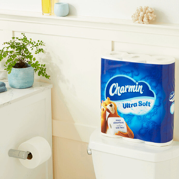 Charmin Papel Higiénico Ultra Soft 30 Mega Rollos — Imagen 3 de 3
