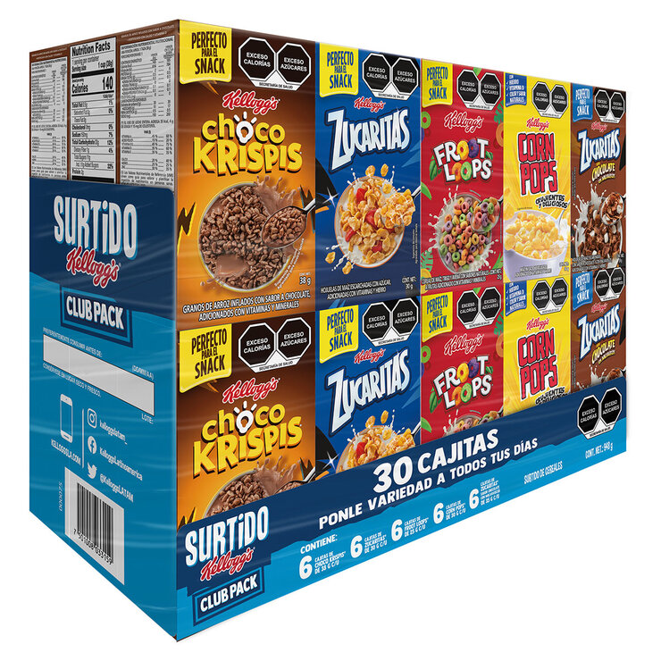 Kellogg's Surtido de Cereales 30 pzas — Imagen 2 de 3
