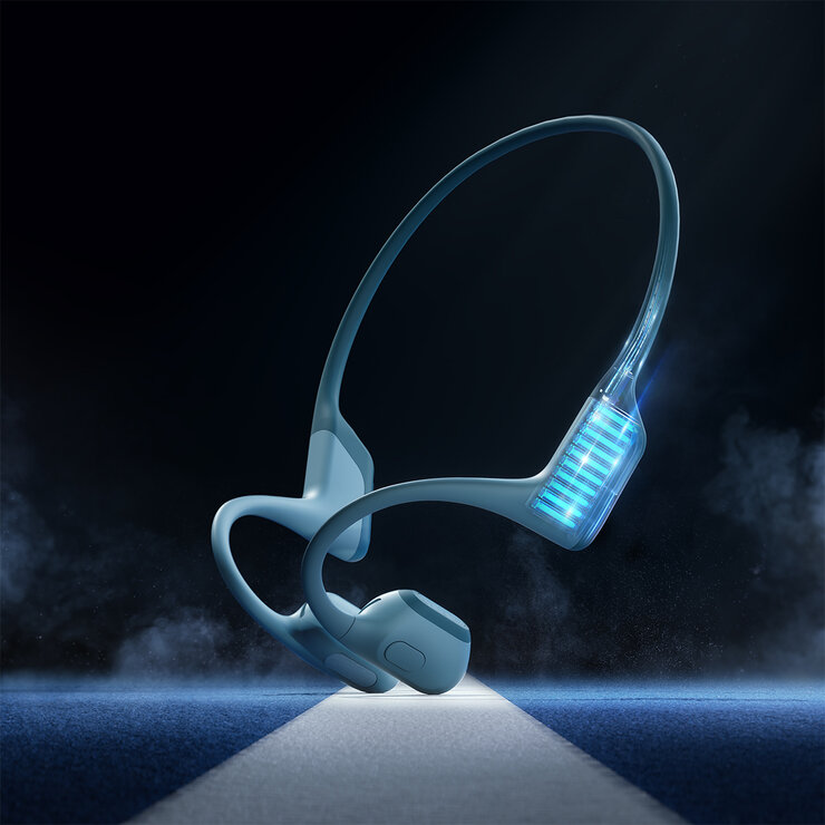 Shokz Audífonos de Conducción Ósea OpenRun Pro Color Azul — Imagen 4 de 4