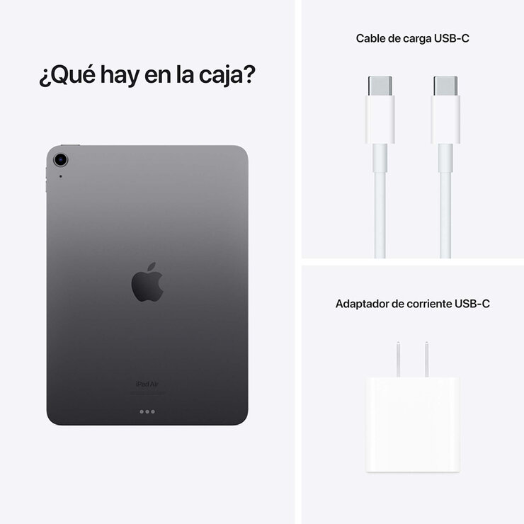 Apple iPad Air 10.9" Wi-Fi 256GB Gris Espacial — Imagen 2 de 4