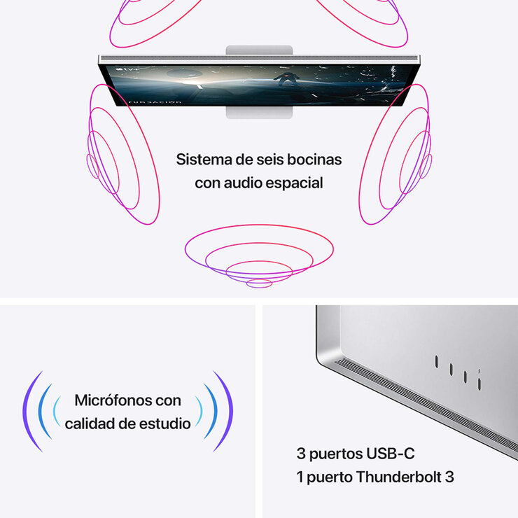 Apple Studio Display Vidrio nanotexturizado Adaptador de montaje VESA (No incluye soporte) — Imagen 2 de 4