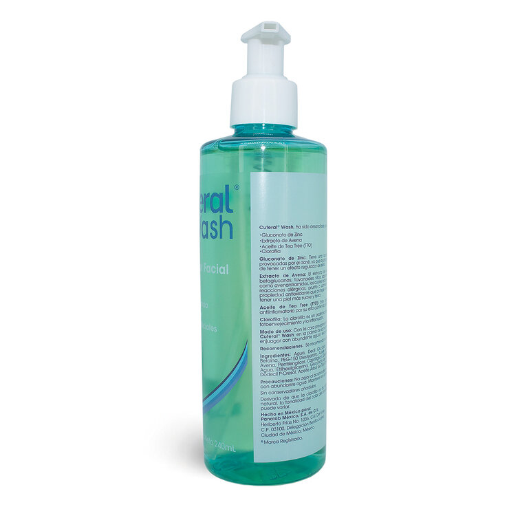 Panalab Cuteral Wash Gel Limpiador Facial 240 ml — Imagen 2 de 3