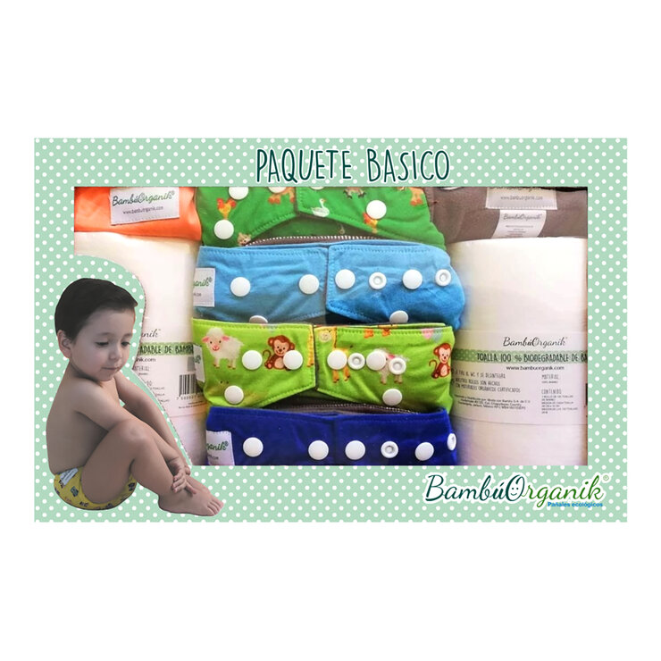 Bambú Organik Kit de Pañales de Bambú — Imagen 3 de 3