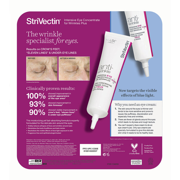 StriVectin Concentrado Antiarrugas Intensivo Plus para Ojos 2 pzas — Imagen 3 de 4