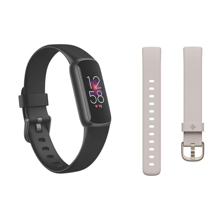 Fitbit Bundle Luxe Negro + Classic Band White Large — Imagen 1 de 4