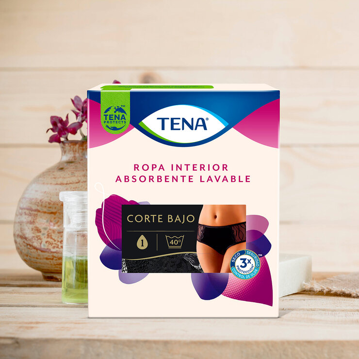 Tena Ropa Interior Reusable Corte Bajo Chico 2 pzas — Imagen 3 de 4