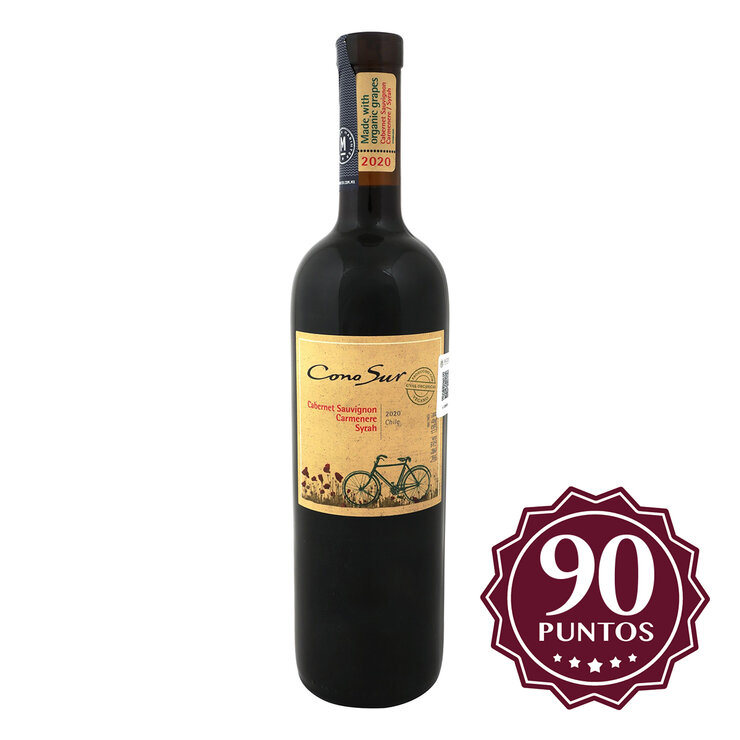 Vino Tinto Cono Sur Orgánico 750ml — Imagen 1 de 4