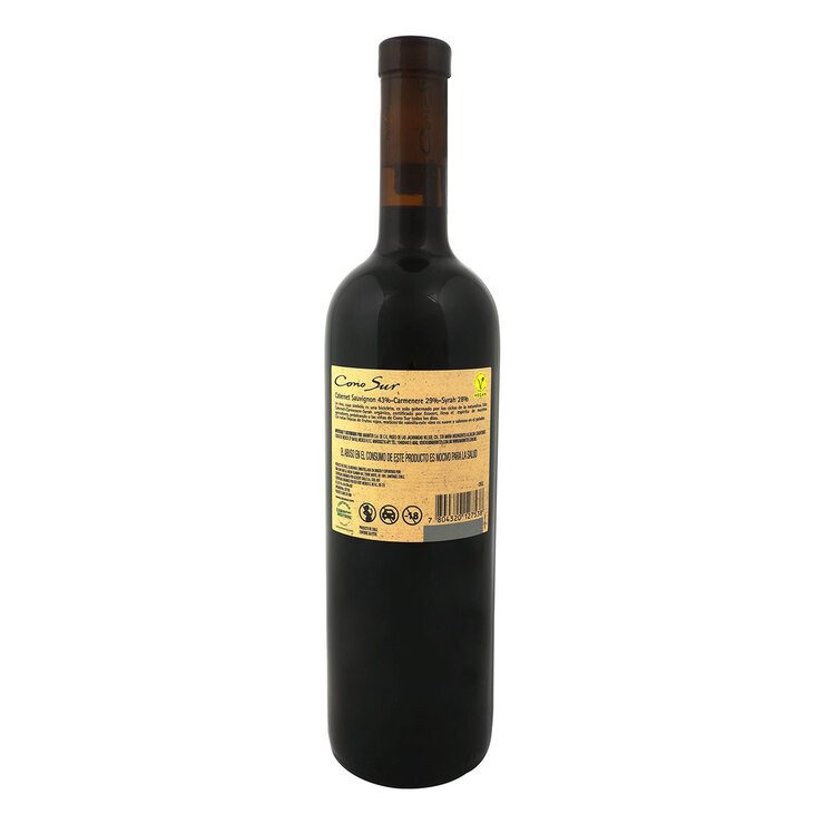Vino Tinto Cono Sur Orgánico 750ml — Imagen 4 de 4