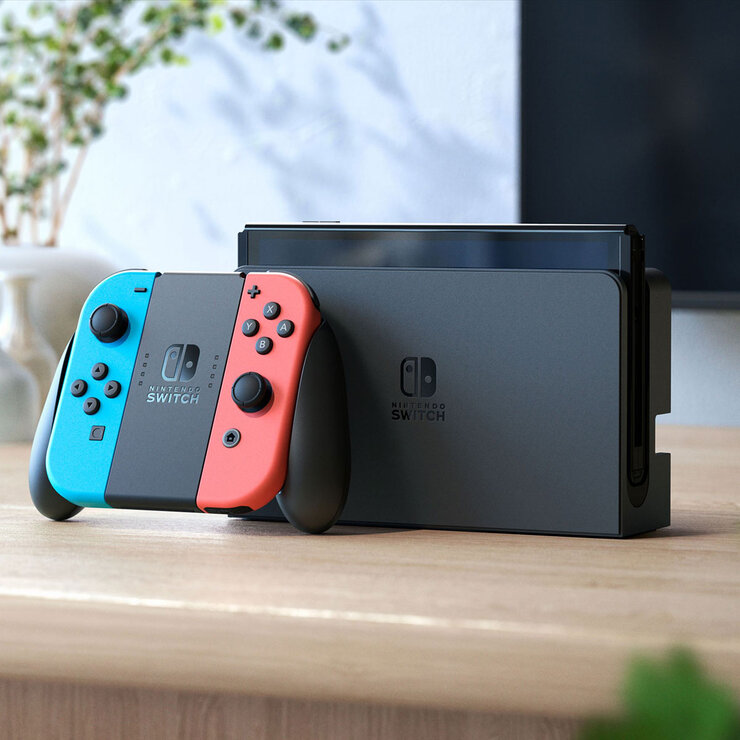 Nintendo Switch™ Modelo OLED Consola Versión Neón — Imagen 1 de 4